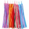 iplusmile 4 Paia Frange per Manubrio Bici, Colori Vivaci in Plastica | Compatibili Monopattini e Giochi Cavalcabili, Resistenti, per Uscite al Parco e Attività All'aperto
