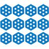 Generic Paddle Board Trazione Pad Attrezzatura Surf Forniture Surf Sport Acquatici | Hexagon - 12 cuscinetti per tavola da surf, forniture per sport acquatici per spiaggia, mare, piscina, estate, fuori