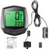 Generic Tachimetro per bicicletta, con accensione automatica, multifunzione | Display LCD per mountain bike bici da strada accessori