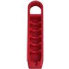 Besttoolifes Tee da golf in plastica, 9,2 cm, colore: rosso e nero | Per materiale plastico resistente, dimensioni 9,2 x 1,8 cm, peso leggero 11 g, facile presa, resistente alle intemperie