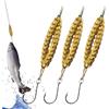 Generic Cucchiaio Artificiale Spoon 3 Pezzi Esche Affondanti in Metallo per Carpe | Disegno a Catena Lucente Esche da Pesca Per Pescatore In Lago Traina Lancio Pesce Gatto Salmone