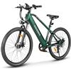 SAMEBIKE 27.5 Ebike per Pendolari con 540Wh batteria e display LCD E-Mountain Bike Autonomia di 90km 250W motore 50N·m coppia cambio a 7 marce Bicicletta Elettrica a doppia sospensione(Verde)