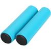 Generico Manopole Bici in Spugna Silicone, MTB Scooter Manubrio | Manopole morbide antiscivolo e assorbenti urti, nero o blu, 13cm x 2.2cm, 1 paio