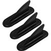 Abaodam 3 Pezzi Pinna di Ricambio per Tavola Sup, PVC Nero, Stabile | Installazione Rapida e Rimozione Facile, per Modelli Sup e Softboard, Accessorio da Usare in Acqua