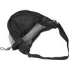 NUOBESTY Borsa da Basket a Tracolla in Rete Traspirante Nera | Ultralight e Asciugatura Rapida, Adatta a Palloni Giovanili e Calcio, per Allenamenti di Squadra
