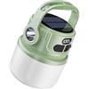 ECMQS Luce solare portatile di campeggio LED impermeabile, turchese | Lampada impermeabile per tenda, lampada a sospensione ricaricabile USB, luci di emergenza all'aperto, barbecue da pesca