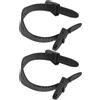 BESTYASH Cinghie a Molla per Pinne da Immersione, Sostituzione Regolabile | PVC Nero, per Pinne a Tallone Aperto e Fibbie, Uso Snorkeling e Reef, Adatte a Subacquei e Allievi