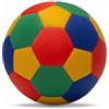 Dobufeet Pallone da calcio silenzioso, pallone da calcio per interni in morbida schiuma da 8 pollici per giochi al coperto per bambini, pratica per gioco casual per 5-7 persone