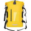 MotiveTech Zaino Impermeabile Zaino Sportivo Borsa da Trekking Sacca da Viaggio Roll Chiusura a Fibbia PVC Resistente con Tasca Frontale E Finestra Trasparente, Giallo, Giallo, 30L