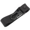 IMIKEYA Porta PON PON da Animatrice Fettuccia Regolabile per Zaino | Nero, Webbing Resistente, Aggancio Rapido e Rimozione Veloce, per Allenamenti, Gare e Istruttori