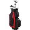 TaylorMade Set Completo Bastoncini Golf RBZ 2025 (11 Pezzi), Nero/Rosso