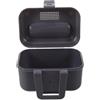 JUMPLAWN Contenitore Termico da Pesca Coperchio Sigillante, Nero | ABS a Doppio Strato, Portatile per Viaggio e Pesca All'aperto, Controllo Temperatura e Barriera Odori