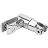 lyrlody Gancio Girevole Acciaio Inox 316 Catena 6-8mm | Acciaio Inossidabile 316, Uso in Acqua Salata, Compatibile con Catene da 6-8mm, Accessorio per Barche, Carico di Lavoro
