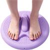 Wezalget Disco di Equilibrio Cuscino Gonfiabile Ergonomico Antiscivolo Testurizzato | Cuscino da Seduta Instabile per Equilibrio Per Pilates Pratica Quotidiana Pause Ufficio Giochi Bambini D