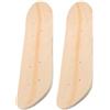 POPETPOP 2 Pezzi Tavola da Skateboard Vuota 23,6 Pollici | Classi D'arte e Decorazione a Parete, Adatta a Pennelli e Colori Acrilici, Beige