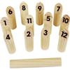 Jiangbered Gioco di Lancio Allaperto con Finlandesi in Legno Naturale con da Lancio per E Precisione Adatto per o E Allaperto