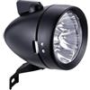 Generic Retro Bicicletta LED Luce Anteriore Scooter Elettrico MTB Faro for Bici Lampada da Testa for Ciclismo Stile Vintage for Guida Notturna Nera