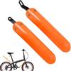 Generic Parafanghi per bici pieghevoli, portatili, universali, leggeri | Parafango per bicicletta, universale, portatile, pieghevole, impermeabile, protezione portatile | parafango portatile per