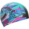 Mad Wave Robo Shark - Cuffia da nuoto in silicone per bambini