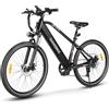 SAMEBIKE 27.5 Ebike per Pendolari con 540Wh batteria e display LCD E-Mountain Bike Autonomia di 90km 250W motore 50N·m coppia cambio a 7 marce Bicicletta Elettrica a doppia sospensione(Nero)
