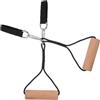 SHINEOFI Anelli da Ginnastica con Cinghie Regolabili, Legno di Faggio | Attrezzatura Sportiva per Forza, Uso Interno ed Esterno, Superficie Antiscivolo, per Barre e Rastrelliere