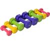 DecHome - Set 4 Manubri Esagonali da 20 kg Totali in Acciaio e PU da 1 a 4kg Multicolore - 142J724
