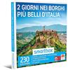 Smartbox - Cofanetto Regalo per Uomo o Donna - 2 Giorni nei Borghi più Belli d'Italia - Idee Regalo Originale - 1 Notte con Colazione e degustazione o attività di Svago per 2 Persone