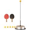 PETSOLA Tennis da Tavolo Pong con Base Pesata Robusto di Tennis da Tavolo con Albero Morbido Portatile Attrezzo Sportivo