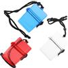 POPETPOP 3 Pezzi Contenitore Sub Outdoor con Corda, Trasparente | Nylon e Plastica in Silicone, Struttura a Doppio Strato, per Chiavi e Contanti, Hiking e Sup