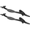 POPETPOP Cinghie di Ricambio per Pinne Subacquee Regolabili, PVC Nero | Tallone Aperto e Fibbie Pinna, Fissaggio Sicuro e Comfort, Adatte a Immersione e Snorkeling
