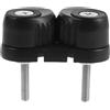 BRIGHTFUFU Morsetto per Fune in Nailon Resistente per Barche Kayak e Yacht Nero | Supporta Misure di Corda, Resistente All'usura, per Ormeggio e Attrezzature da Ponte