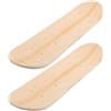 YARNOW 2 Pezzi Tavola Skateboard Fai da Te in Acero Beige per Graffiti | Supporto Riutilizzabile, Pronta da Esporre, per Grip Tape e Pennarelli, per Giovani Skater e Docenti