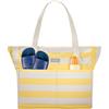 LARKSON Borsa Mare Donna Uomo Giallo - Linn | Borsone da Spiaggia Grande per Vacanze, Sport, Università, Viaggio, Tote Bag Shopper Con Cerniera