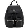 GUESS zaino per il tempo libero Manhattan II Flap Backpack Black nero