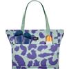 LARKSON Borsa Mare Donna Uomo Viola - Linn | Borsone da Spiaggia Grande per Vacanze, Sport, Università, Viaggio, Tote Bag Shopper Con Cerniera