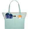 LARKSON Borsa Mare Donna Uomo Menta - Linn | Borsone da Spiaggia Grande per Vacanze, Sport, Università, Viaggio, Tote Bag Shopper Con Cerniera