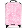 NoBoringSuitcases.com NoBoringSuitcases© Valigia Cabina Bambino Bagaglio Bambini Trolley Viaggio | 55x35x20 cm - Aereo Cabin Size Rigida Leggera Ruote Valigie Bimbo Cuori - Rosa - Motivo