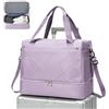 WEPLAN Borsone da Viaggio Bagaglio a Mano 40x30x20 Ryanair Borsa da Cabina | Borsa da Viaggio con Scomparto Scarpe Borsone Palestra Borsa da Weekend Donna Uomo Borsa Parto Ospedale Mamma,C05-Viola