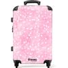 NoBoringSuitcases.com NoBoringSuitcases© Valigia Media Bambini Rigida Trolley Medio Viaggio Aereo | 67x43x25 cm - 4 Ruote Valigie Leggere Bimbo Valigetta Trolly Dimensioni M Cuori - Rosa - Motivo