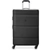 DELSEY PARIS - AIRSHIP 2.0 - Valigia da stiva - 76x50x32 cm - Nero | Guscio rigido e leggero, Garanzia 2 anni, Lucchetto TSA, Taglia grande XL, 4 ruote doppie, 158 cm max, Tasca a rete, ABS