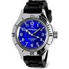 VOSTOK | orologio da polso classico anfibio automatico a carica automatica russo subacqueo | WR 200 m | Amphibia 120812 | moda | business | orologi da uomo casual, Resina nera., Subacqueo
