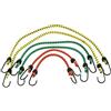 Meister Set Cinghie Elastiche Porta Pacchi, Gancio a Uncino, 30-45 - 60 cm, 6 Pezzi