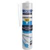 GEB SICONE W2 bianco 310 ml - sigillante siliconico neutro tutti i supporti - vetro, smalto, acrilico, acciaio inossidabile, pietra naturale - senza odore, anti-muffa