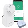 ARREGUI SPIN + BRIDGE - Serratura elettronica intelligente con telecomando Bridge compatibile con Google e Alexa, apertura tramite app, telecomando e tastiera, controllo da smartphone, senza foratura