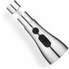GC GLOBALCOMMERCE Soffione Aeratore per Rubinetto Cucina 3 Funzioni | Getto Regolabile a Lame, Doccia e Flusso Morbido e Ugello Spruzzatore Universale in Acciaio Inox Cromato