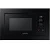 Samsung PRONTA CONSEGNA - SPEDIZIONE IMMEDIATA Forno a Microonde da incasso 23 Litri Altezza 38 cm Finitura Vetro Nero Cornice Resina Nera Samsung MS23A7318AK