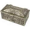 lachineuse Cofanetto in Metallo, Modello: Iside alata, Decorazione egizia | 9 x 5 x 4,2 cm - Scatola per gioielli, chiavi, orologio, idea regalo per deco, cassapanca - piccolo portaoggetti urna faraone