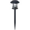 OSRAM SMART+ picchetto solare segnapasso outdoor Bluetooth, con luce bianca regolabile (3000K-6500K) + luce colorata, senza alimentazione, autonomia fino a 8 ore, protezione IP44, nero