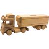 Dekohelden24 Salvadanaio decorativo mobile in legno, salvadanaio per camion, rimorchio sella, salvadanaio per camion, salvadanaio in legno di faggio, da personalizzare, 31 x 5 x 10 cm (lunghezza x larghezza x