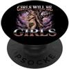 Sarcastic Serpent Eve Fruit Forbidden St Le ragazze saranno ragazze serpente Apple Garden of Eden seducente PopSockets PopGrip Adesivo